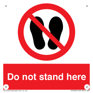 Do not stand here
